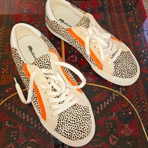 MADEWELL CHEETAH PRINT SNEAKERS